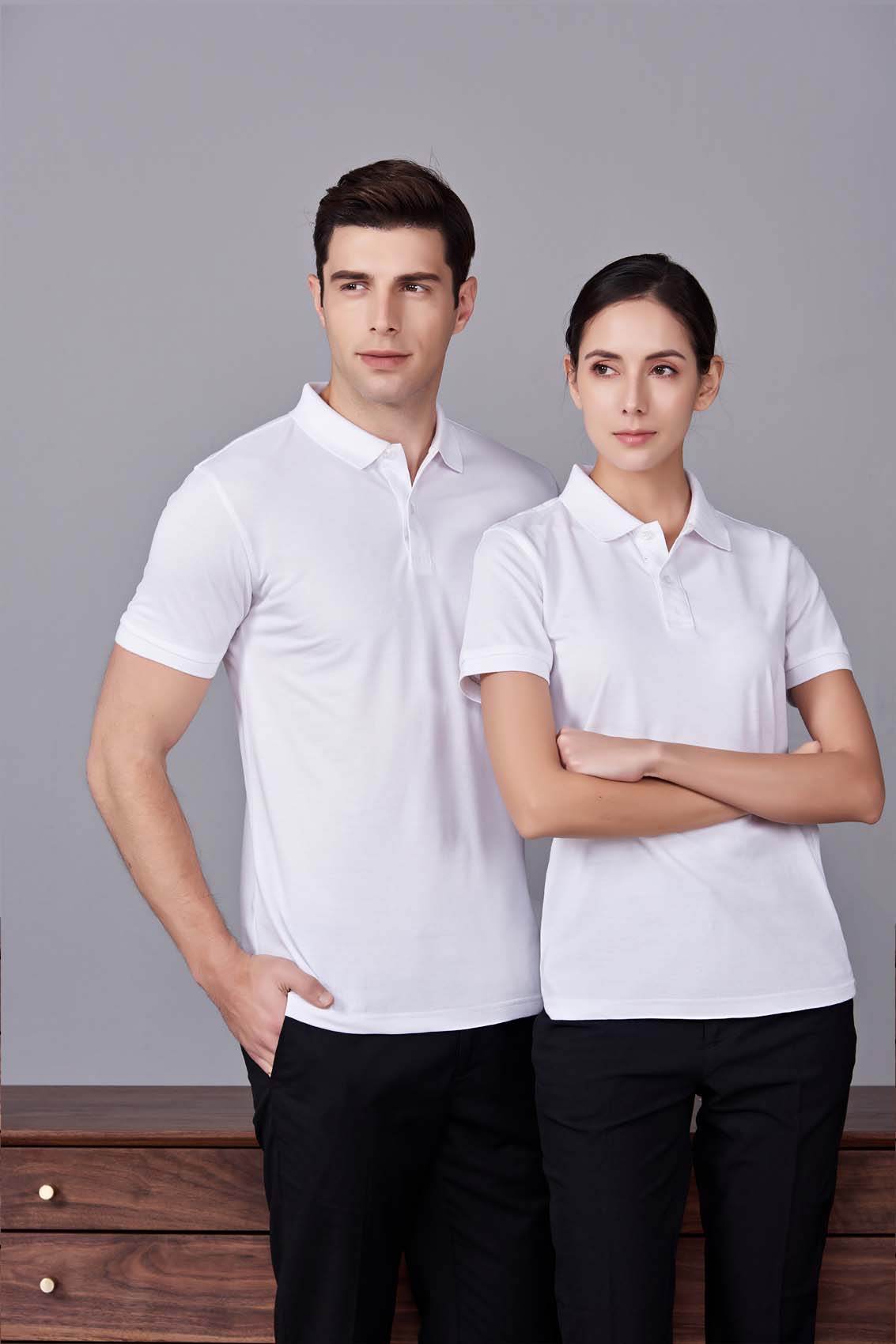 夏季男女同款白色短袖T恤衫-MAD506bs